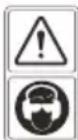 DOLMAR PM4602SR - AM PRODUKT ANGEBRACHTE SYMBOLE (auf der Rückabdeckung) - 6