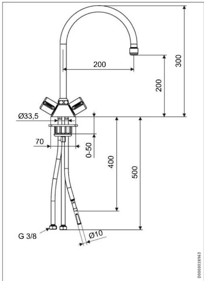 STIEBEL ELTRON WST - Maße und Anschlüsse - 2