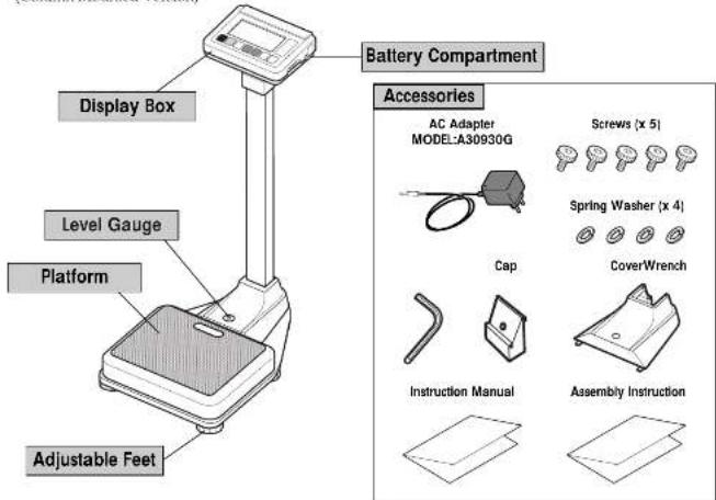 TANITA WB100MA - 1.Product Assembly and Components - 2