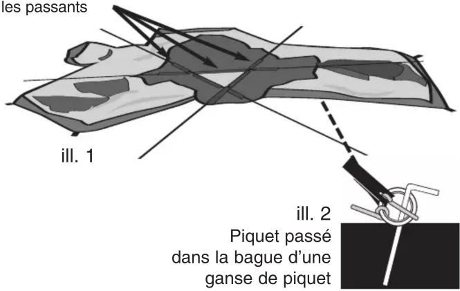COLEMAN Somerset Pass - Étalez et positionnez la tente et les mâts - 1