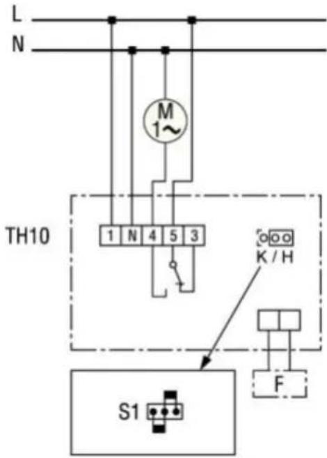 Maico TH 10 - Schéma de branchement - 1