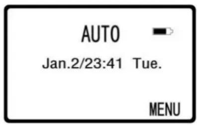 AUTO Jan.2/23:41 Tue. MENU