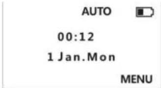 Zoef Robot HendrikJan MR13Z - Set Time &amp; Date screen shows as below: - 2