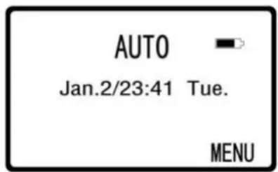 AUTO Jan.2/23:41 Tue. MENU