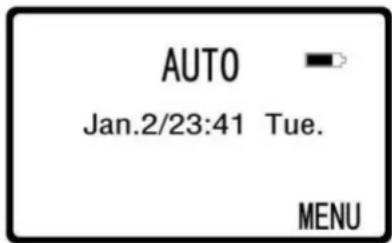 AUTO Jan.2/23:41 Tue. MENU