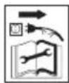 Grizzly ES 1231 - Symbols / Instructions on the implement - 6