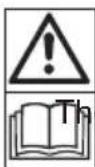 Grizzly ES 1231 - Symbols / Instructions on the implement - 1