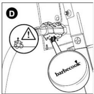 BARBECOOK Spring 3112 - Raccord B - 6