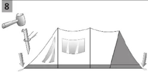 Nomad Tellem 5 SLW - Opzetinstructie pitching the tent – das aufstellen des zeltes – monter la tente - 5