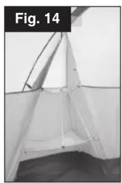 COLEMAN Bayside - Placard de rangement dans la tente - 1