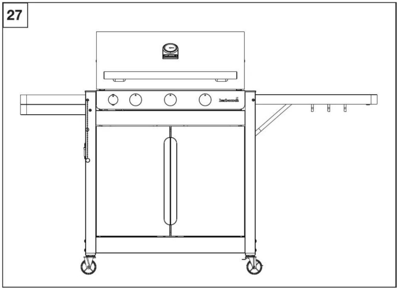 BARBECOOK Stella 3201 - A-ühendusotsik - 45