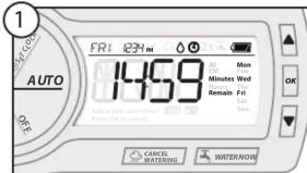 RAIN BIRD 1ZEHTMR - Set duration\* - 2