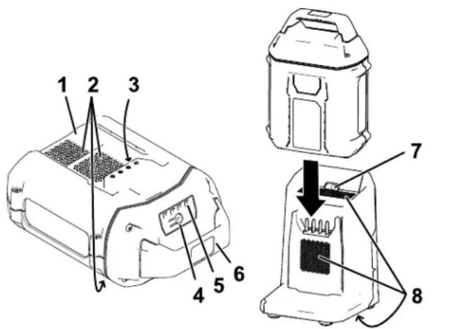TORO 21863T - Chargedelabatterie - 1