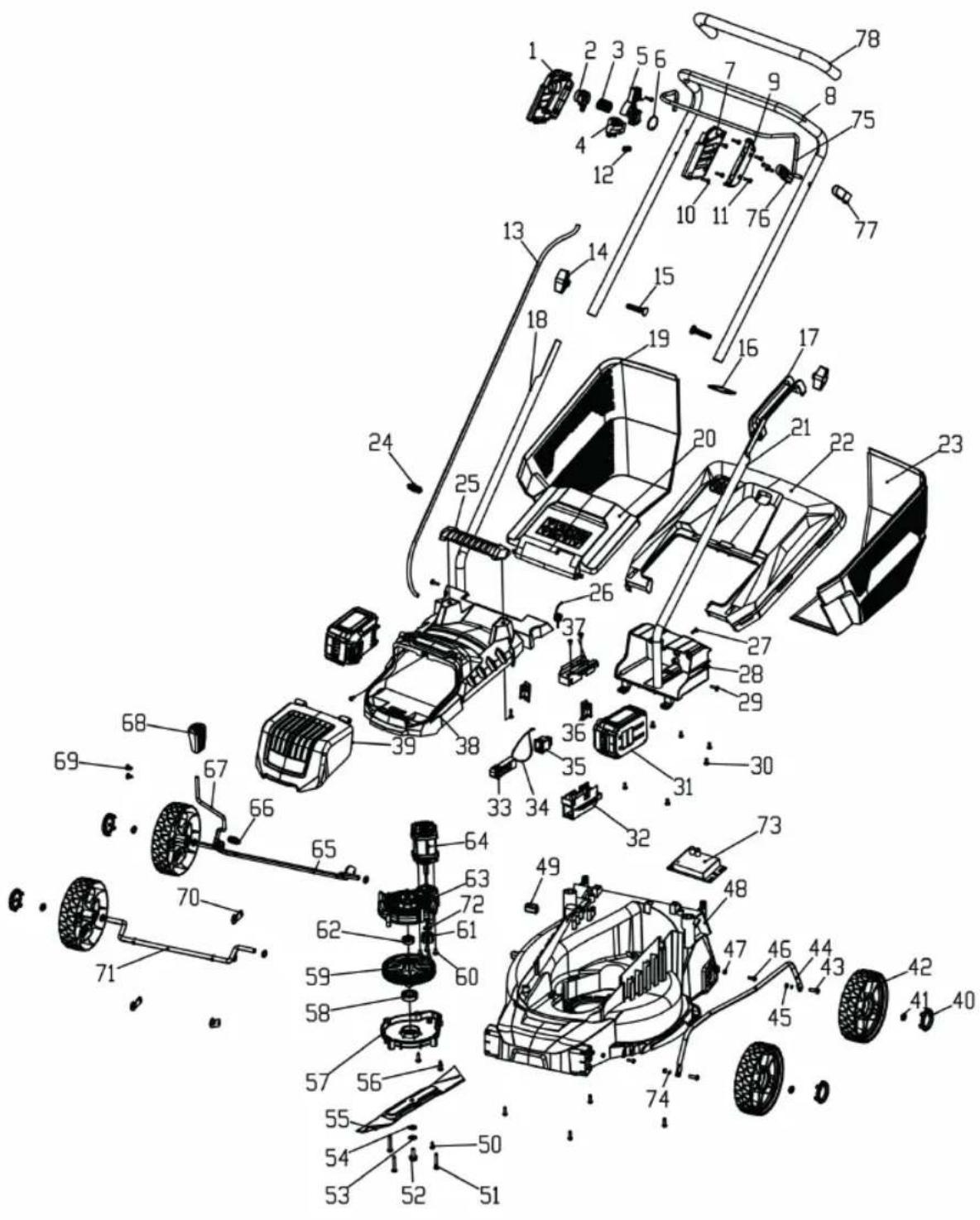Vonroc LM504DC - EXPLODED VIEW - 1