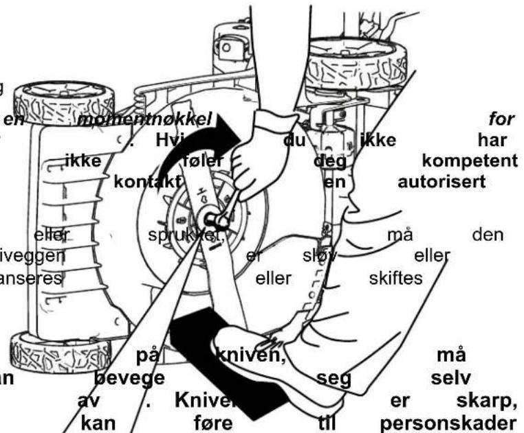 en momentnøkkel Hvi dure ikke for har kompetent autorisert ikke føler degen sprukket. er sløv må den eller skiftes eller på kniven, seg må selv er skarp, personskader vegeg anseres på bevege av kan . Knivef føre til