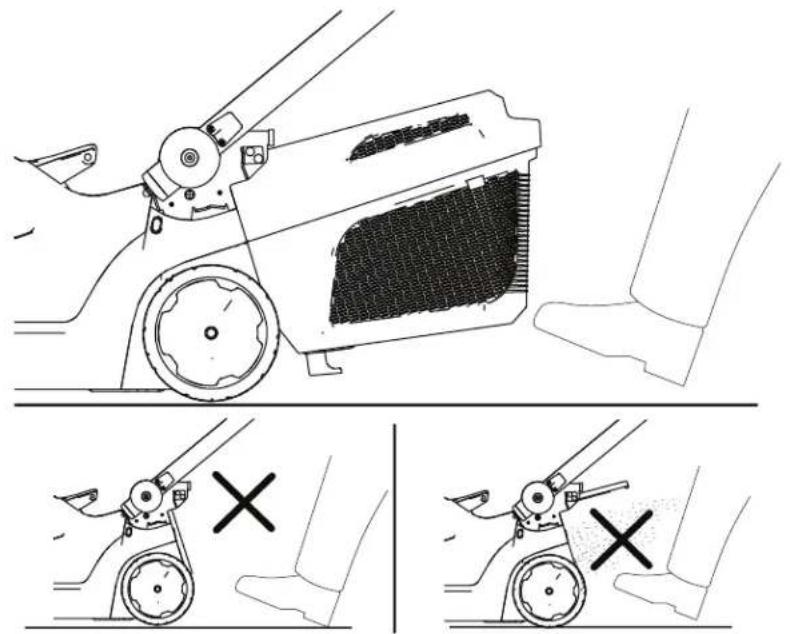 TORO 21836 - Entfernen des Grasfangkorbs - 1