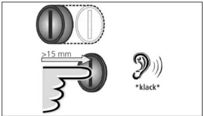 I >15 mm klack*