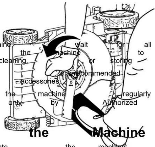 the clearing, accessories the only machine by wait machine or recommended for storing all to regularly authorized the Machine