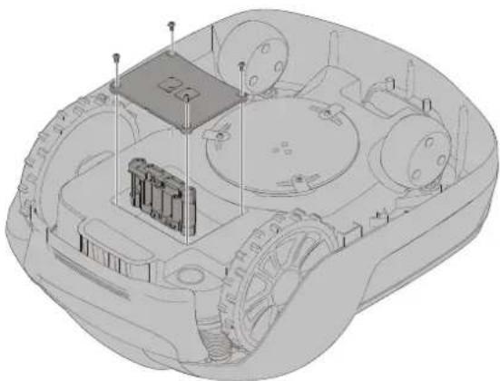 3D technical illustration of a military armored vehicle showing internal components and structural elements (no text or symbols)