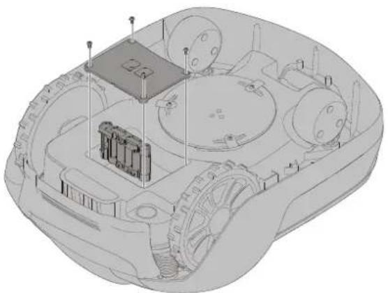 3D technical illustration of a military armored vehicle showing internal components and structural elements (no text or symbols)
