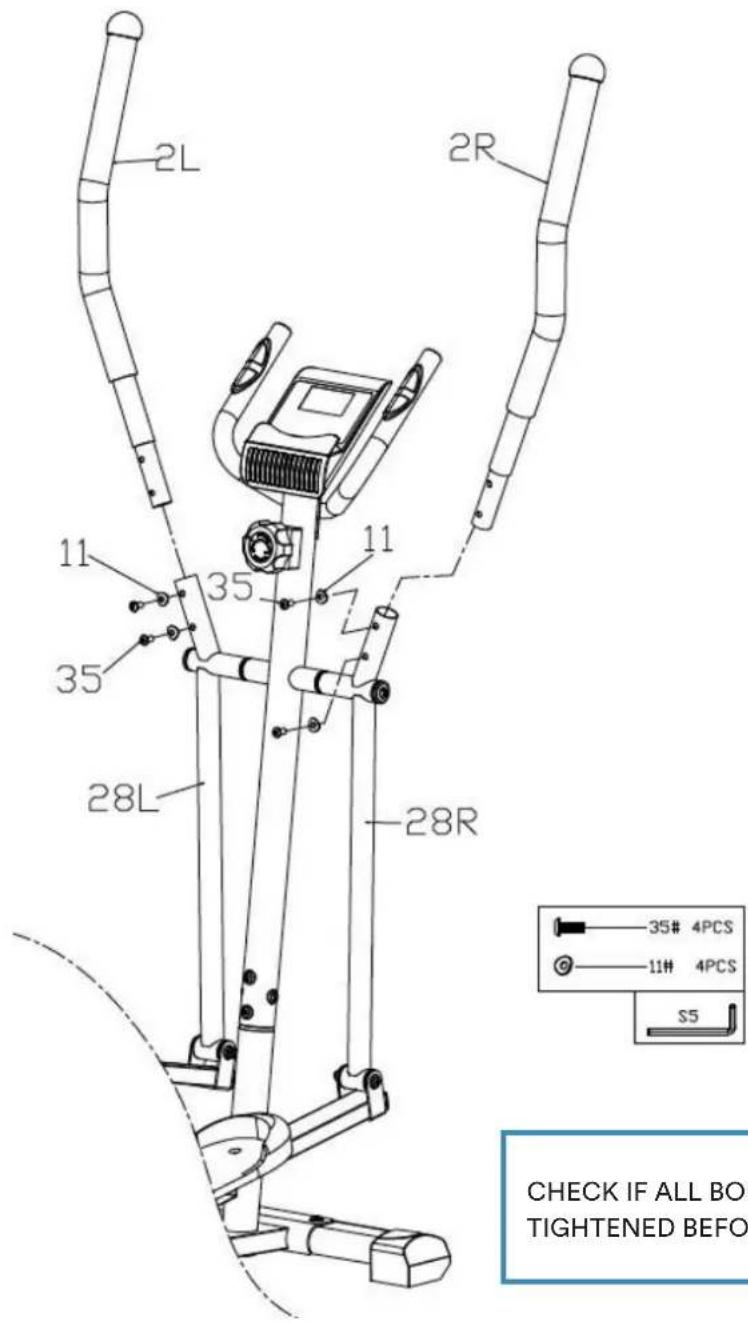 Skandika Vidar - STEP 7: SWING BAR ASSEMBLY (UPPER PART) - 1