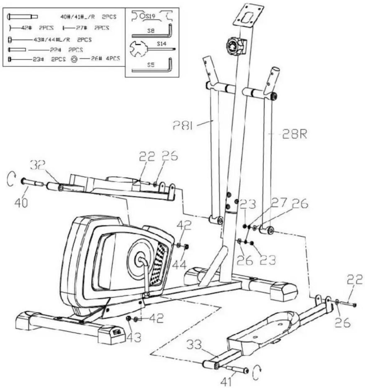 Skandika Vidar - Étape 4: assemblage du BRAS oscillant (PARTIE inférieure) - 1