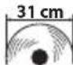 Grizzly EM 1130 - Pictogrammes sur l'appareil - 10