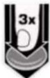 Grizzly BRM 42125 BS - Pictogram aan de benzinepomp: - 1
