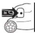 Grizzly BRM 42125 BS - Piktogramy na uchwycie: - 1