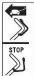 Grizzly BRM 51172 A - Symbol on handlebar: - 2