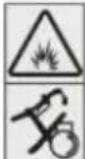 Grizzly BRM 51172 A - Symboles / pictogrammes Symboles apposés sur l'appareil - 5