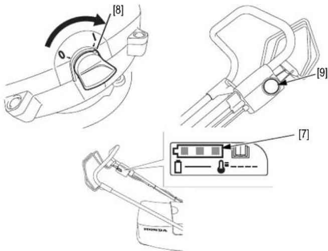 Honda HRG466XB - CONTROLE VAN HET ACCULAADNIVEAU - 1