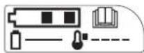 Honda HRG466XB - Comportement des DEL de l'indicateur du niveau de charge de la batterie - 2