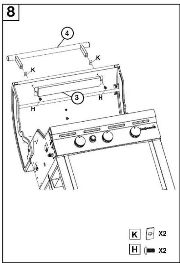 BARBECOOK Spring 3002 - Koppling B - 19