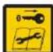 Cramer RM1500 - Explanation of Symbols on the Mower - 6
