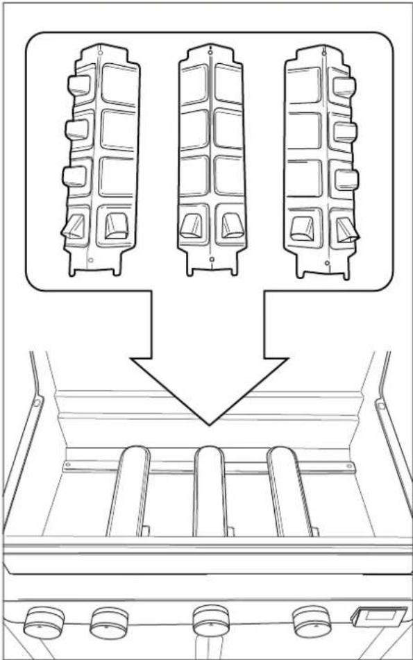 BARBECOOK Stella 4311 - Burner hoods - 2