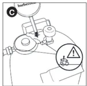 BARBECOOK Stella 4311 - Para comprobar si hay fugas de gas - 3