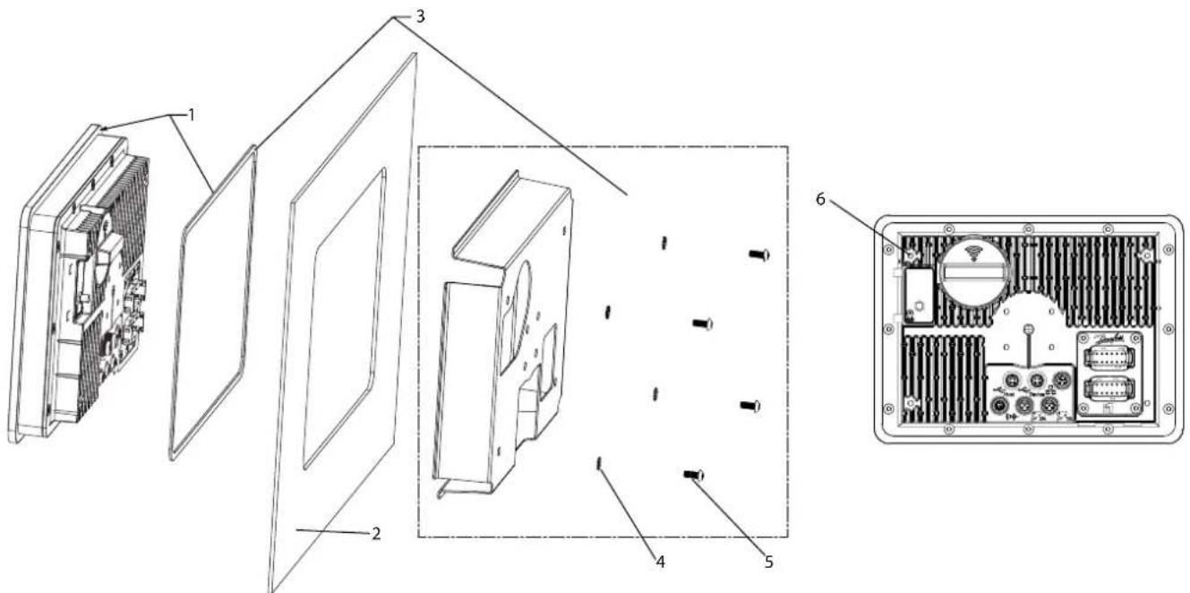 DANFOSS DM1X00 - Montage standard - 1