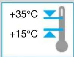 +35°C +15°C