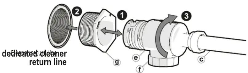 POLARIS Q4000 - Install the Universal Wall Fitting - 1