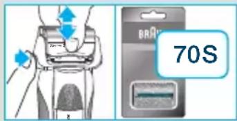 BRAUN Series 7 720s3 - Tıraş Göstergesi ⑨ - 6