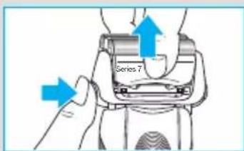 BRAUN Series 7 720s3 - Rakapparatens display ⑨ - 9