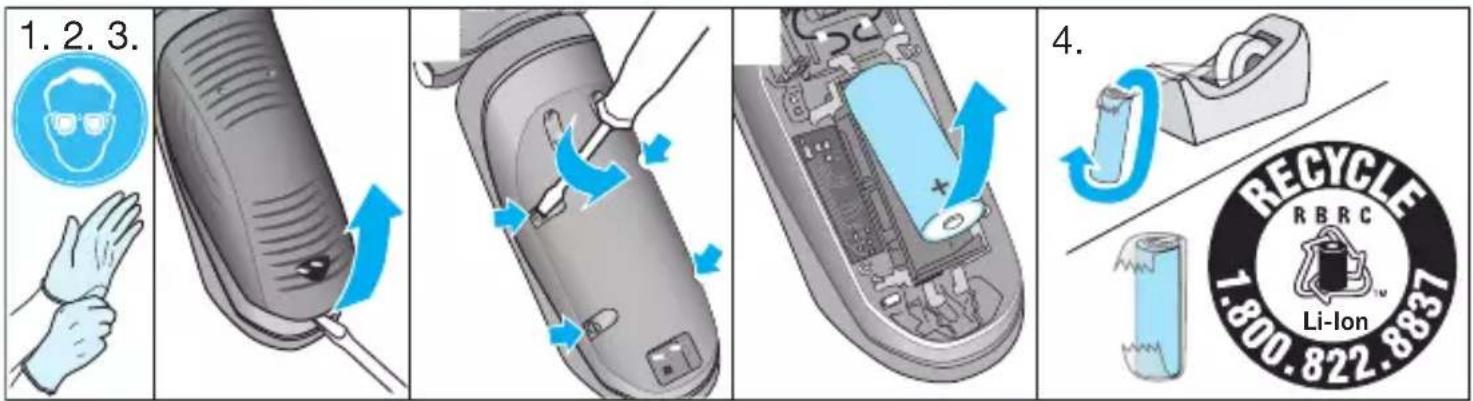 BRAUN Series 7 7898cc - Battery removal - 1