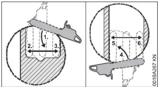 STIHL MS 151 C - B) Tronchi grossi - 1