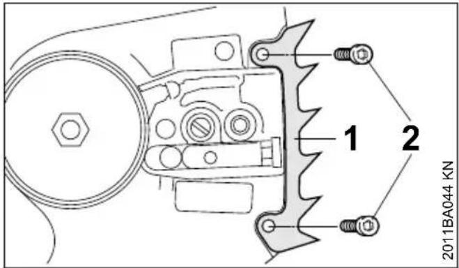 STIHL MS 151 C - Krallenanschlag anbauen - 1