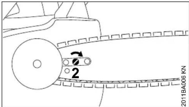 STIHL MS 151 C - Applicare la catena - 3