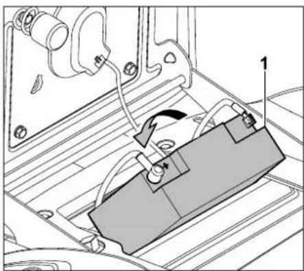 STIHL RT 4097 - Batterie einsetzen: - 1