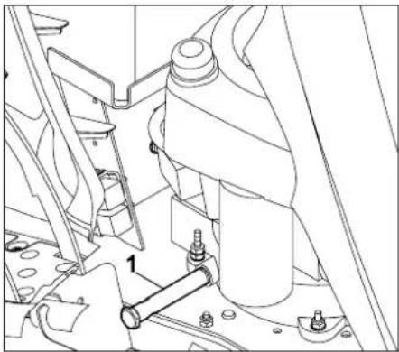 STIHL RT 4097 - Purgar el aceite del motor: - 1
