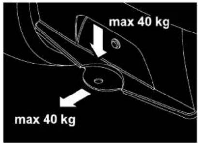 max 40 kg max 40 kg