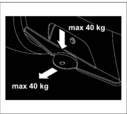 max 40 kg max 40 kg